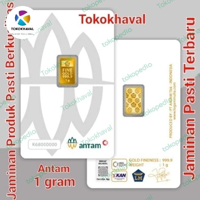 Emas Logam Mulia Antam LM Emas Batangan sertifikat ori Antam LM Emas
