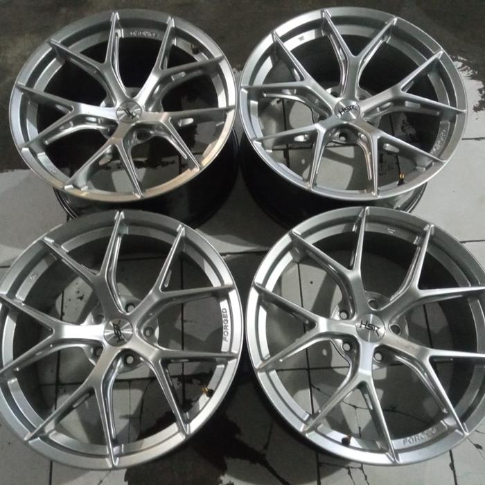 Velg Mobil Bekas Hsr WURZBURG F1 R19 Lebar 8,5/9,5 5X114 ET40 SILVER