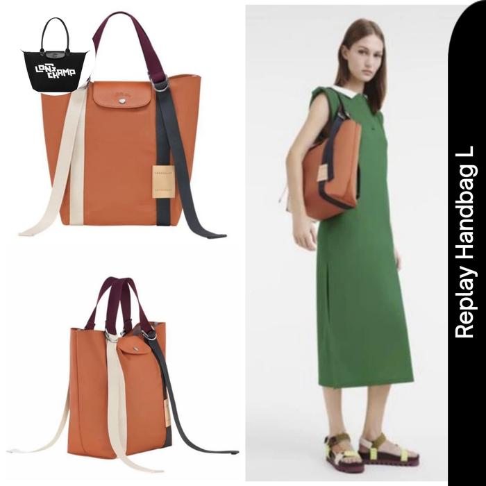 Lc Le Pliage Replay New in Carrot / S size
