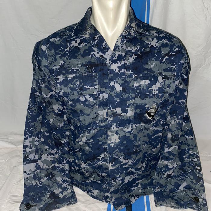 Kemeja BDU PDL Loreng digital US Navy AL Amerika full patch (4)