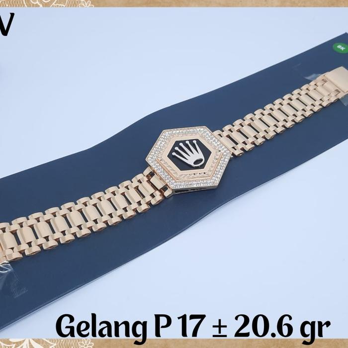 gelang rolex emas asli kadar 375