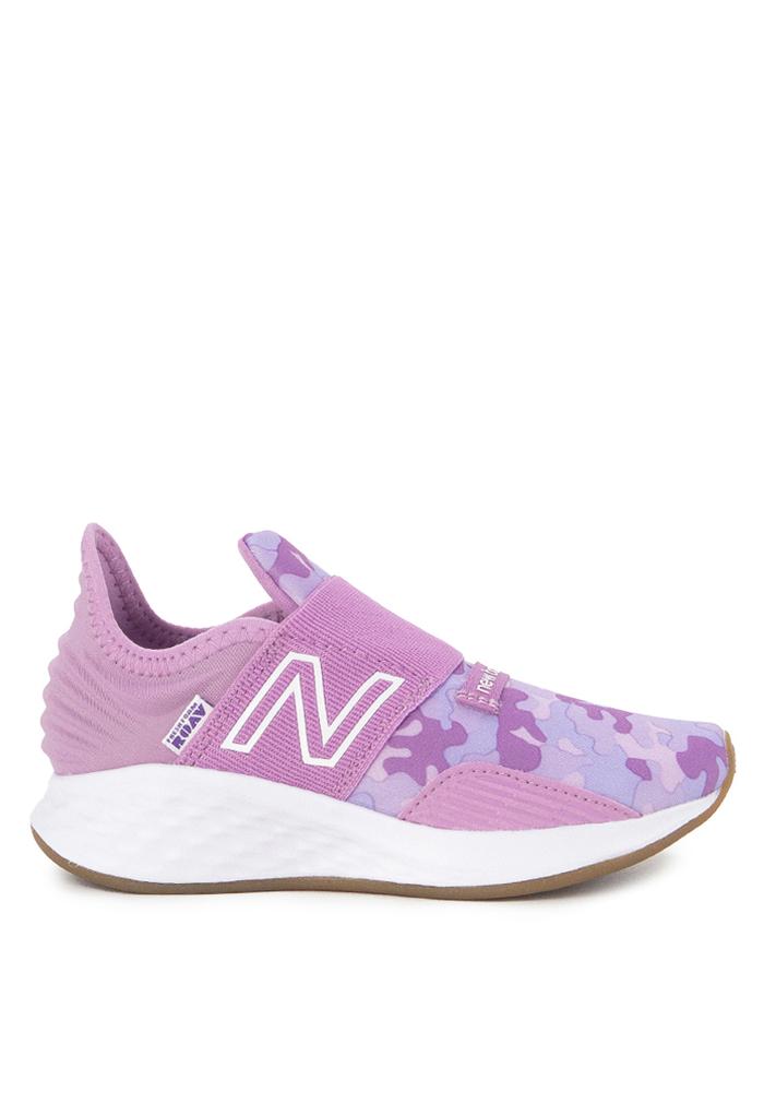 Sepatu Sneakers Anak New Balance Fresh Foam Roav Slip On ungu