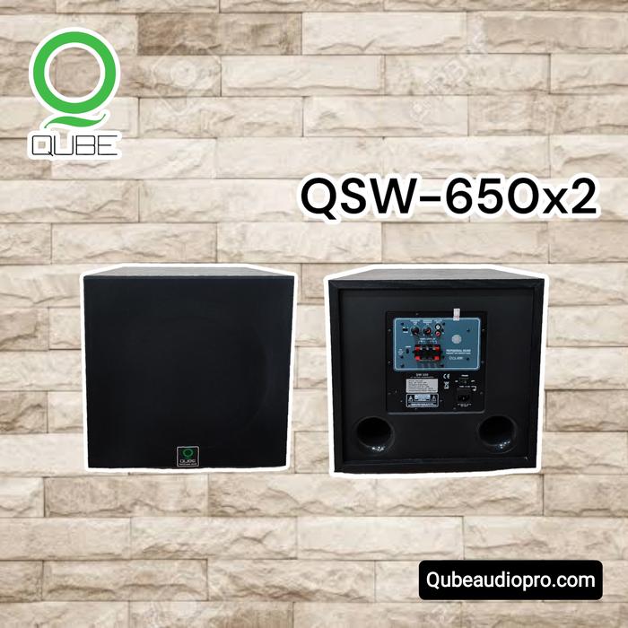 Subwoofer Aktif QUBE QSW-650 / QSW 650 / QSW650 - 12 inch