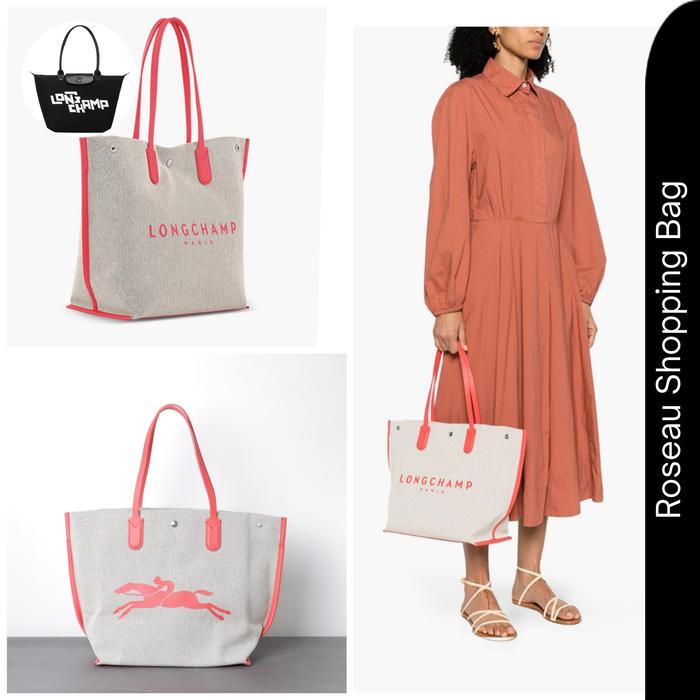 Roseau Shopping Bag L in Strawberry