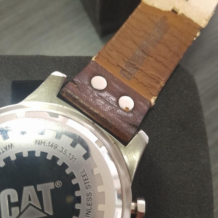 Tali Jam Tangan Caterpillar NH.149.35.131 Leather Strap Original