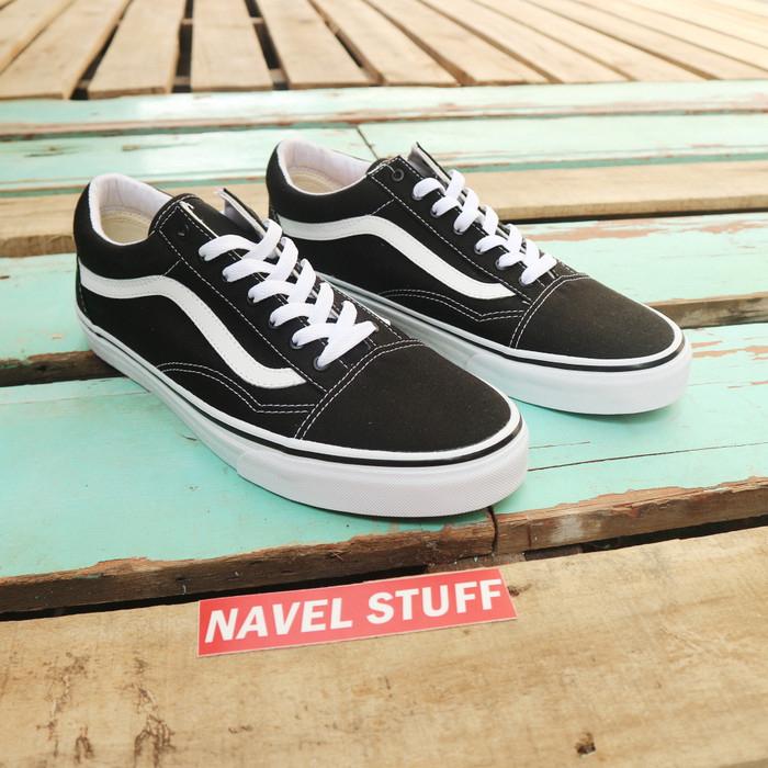 Vans Old Skool Black White (Full Canvas) ORIGINAL