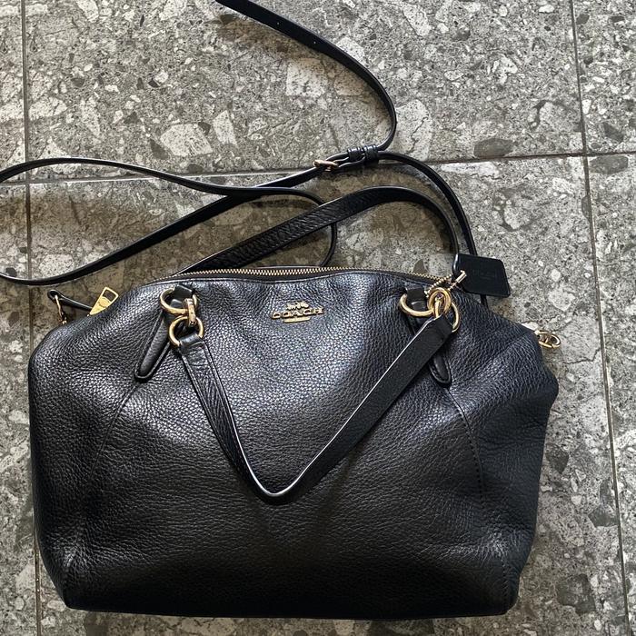Tas Coach Small Kelsey Crossbody Black Original Nego