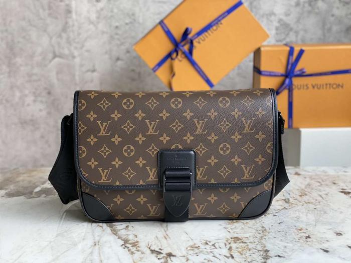 Tas LVi Monogram Macassar ARCHY Messenger Bag