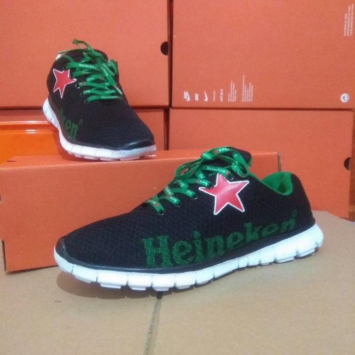 ORI RARE Second Sepatu Heineken Logo Promotional Shoes Amsterdam /40.5