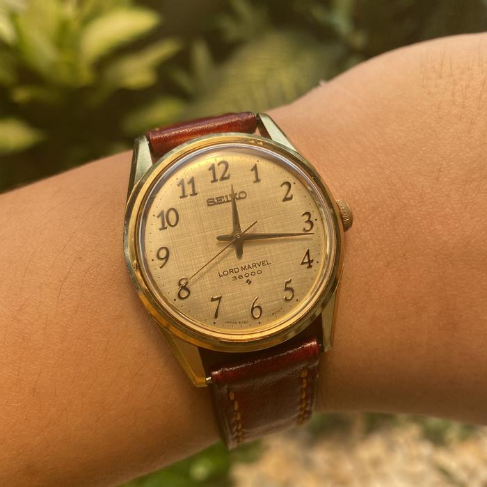 SEIKO Lord Marvel Hi Beat Gold Manual Winding