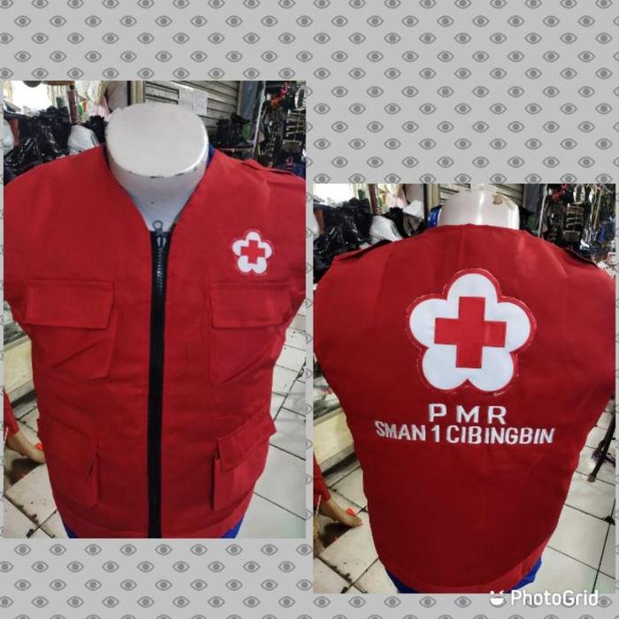 TERBARU ROMPI UKS / ROMPI PMI BIRU MERAH BENHUR / ROMPI PMI / TOPI PMI