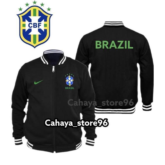 TERBARU Jaket Sweater Hoodie Varsity BRAZIL 2022 / Jaket Club Terbaru