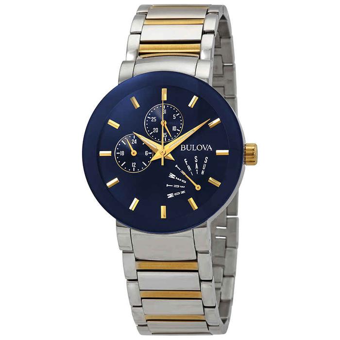 Jam tangan Bulova Modern Blue Dial Men's Watch 98C123 original