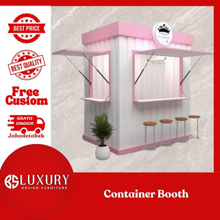 PROMO Container Booth Jualan Makanan Minuman Kokoh Kualitas Premium 2