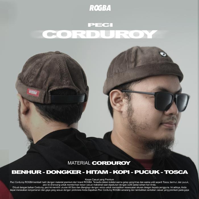peci cap rosal miki hat corduroy peci hijrah peci premium peci kupluk