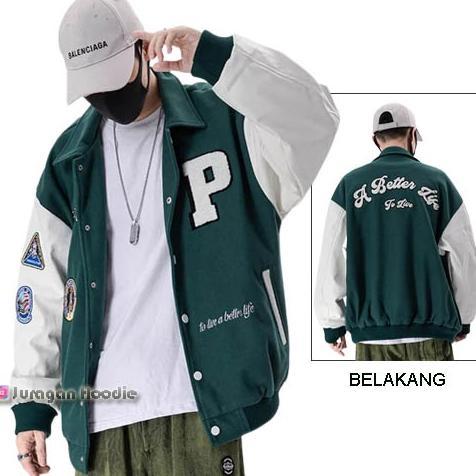 TERBARU Jaket Varsity Pria Kamikaze / Baseball Varsity Jacket Pria