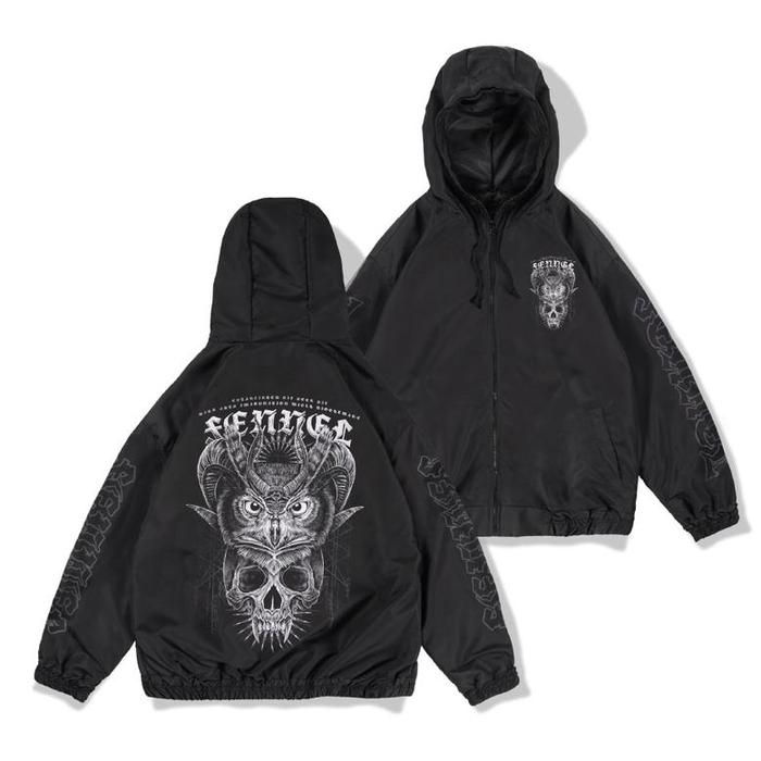 TERBARU [N01357] Jaket Bomber Hoodie Distro Motif FENNEL
