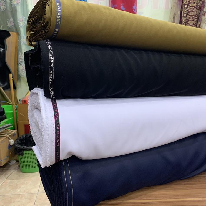 Kain kheki pns seragam/kain pemda/bahan kain semi wool/ kain pns pdh