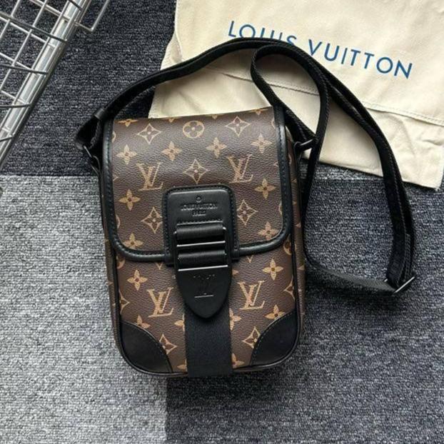 Tas LVi Monogram Macassar Small ARCHY Messenger Bag