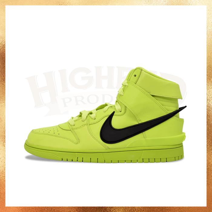 Sepatu Nike Dunk High Ambush Flash Lime 100% Original CU7544-300