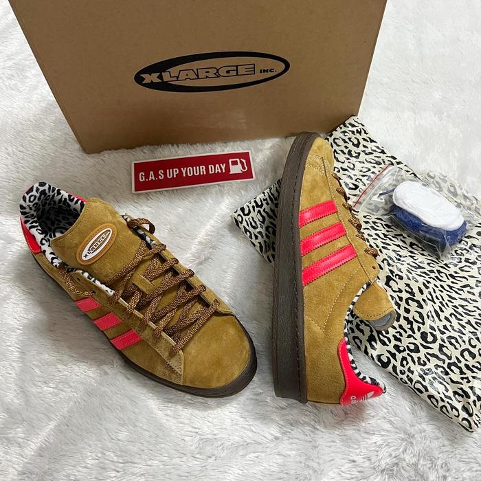 Adidas Campus 80 XLarge Solar Red Gum •  GW3248