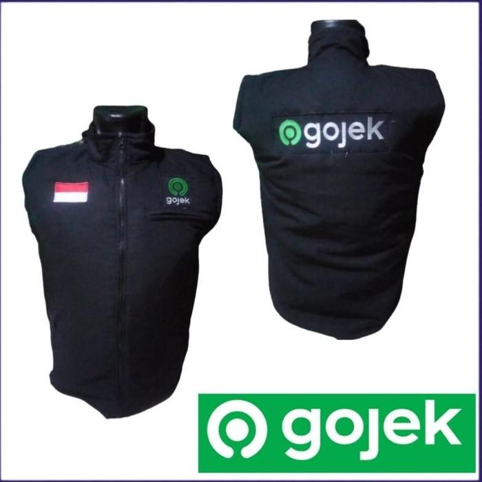 TERBARU Rompi Gojek Custom Terbaru warna Hitam