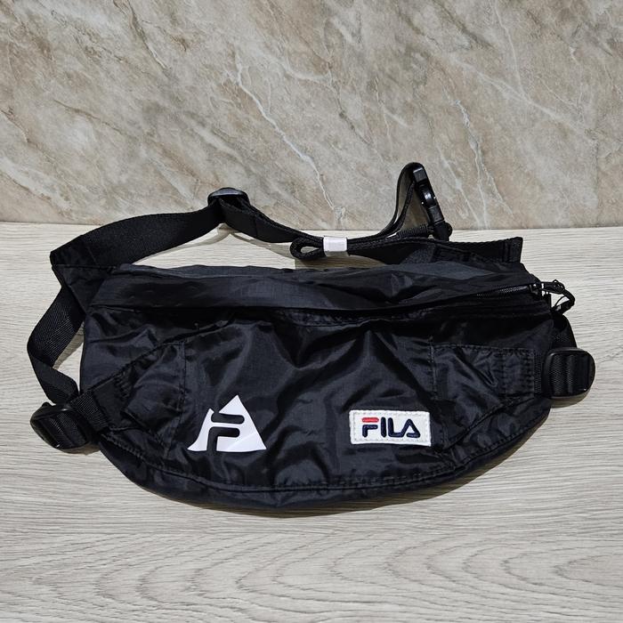 FILA ORIGINAL FI LA WAIST BAG URBAN Tas Pinggang 100% Asli dengan Tali Nylon Adjustable & Resleting 