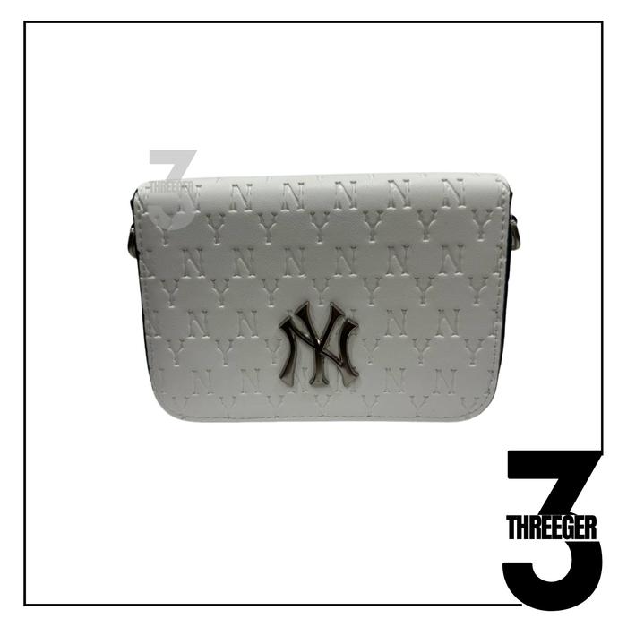 MLB New York Yankees Monogram Hoodie Bag Ivory Original