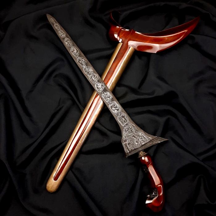 Keris Tilam Upih Pamor Bendo Segodo Tangguh Madura Empu Koso Kuno Tua