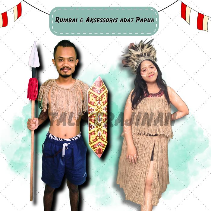 Tombak - atribut adat papua -  aksesoris papua