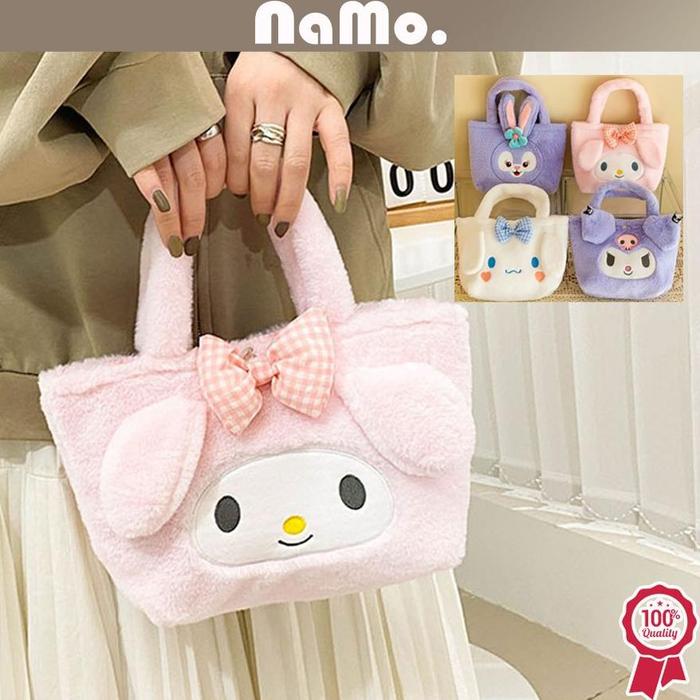 Update! Namo Gift- Tas bulu lucu karakter sanrio/ Shoulder tote bag