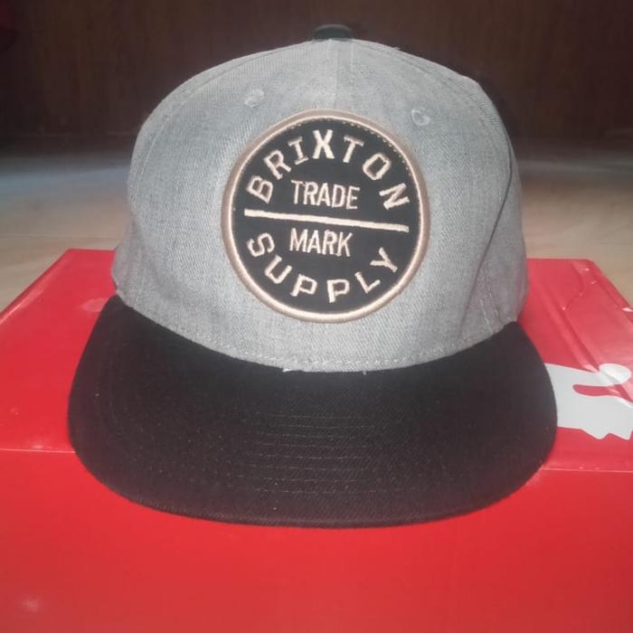 Topi Brixton grey Second Branded Original