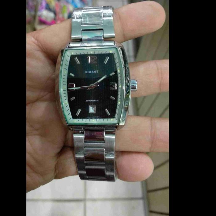jam tangan orient otomatis klasik dial hitam jam klasik jam vintage