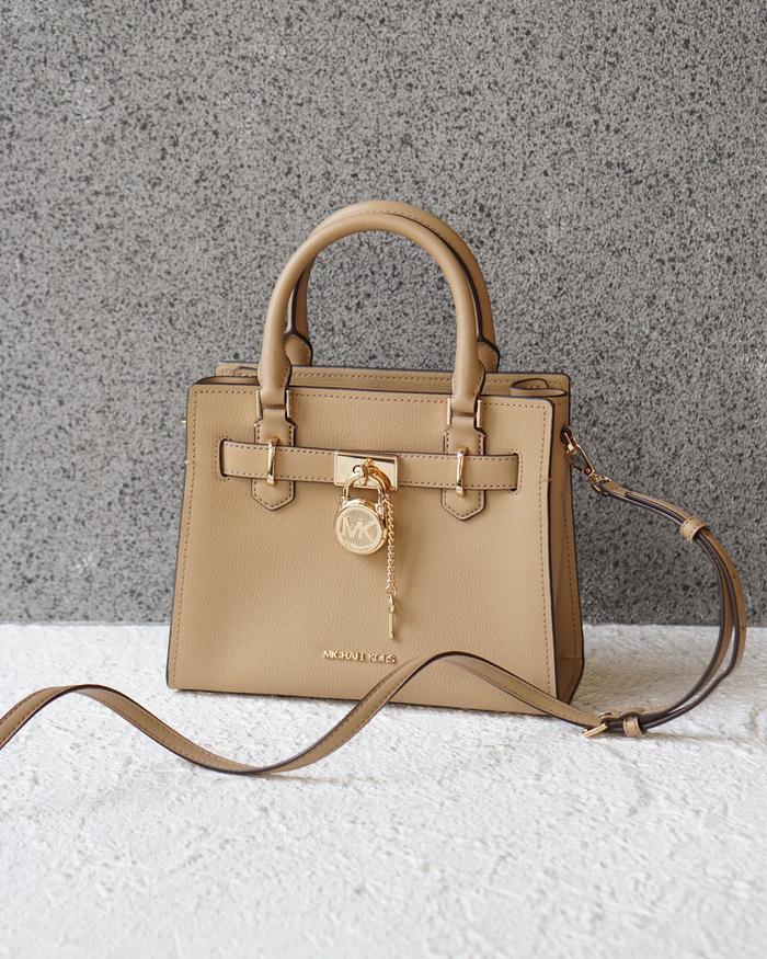MK Hamilton Small Satchel Camel