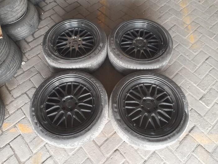 Velg Seken Ring 18 BBS LM Lebar 8/9 pcd 5 ET 35/40 + 225 45 18 MERCY