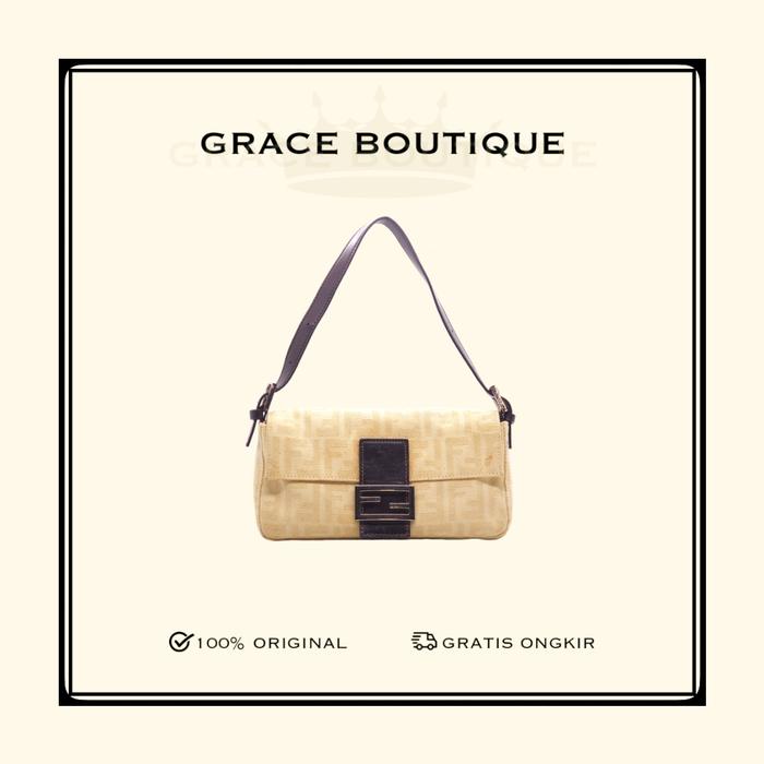 TAS WANITA CLUTCH BRANDED ORIGINAL - FD ZUCCA MAMMA BAGUETTE