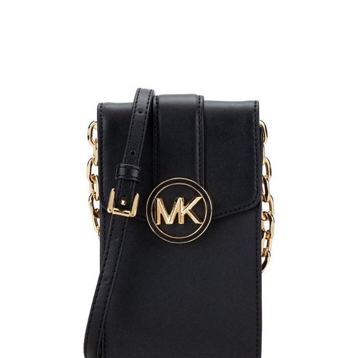 MK Carmen Phone Crossbody Bag Black