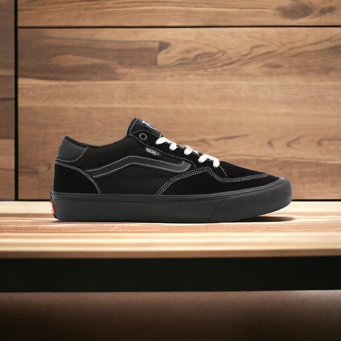 Sepatu Vans Rowan Skateboarding Black Blackout Original 100%