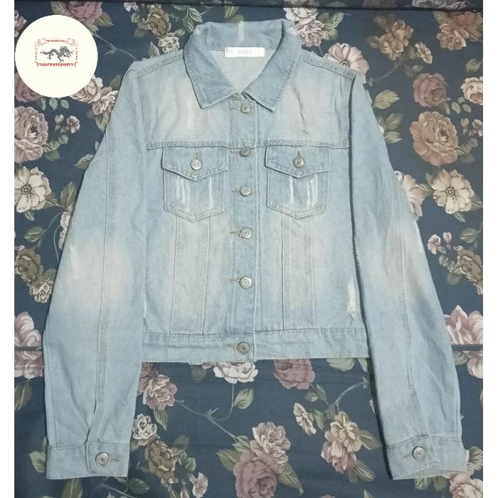 Jaket Crop Jeans Zooc Second