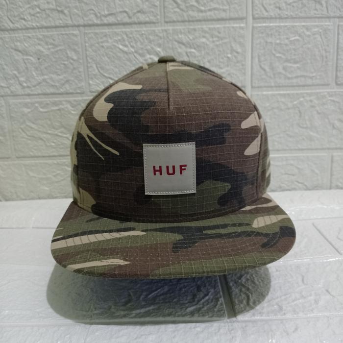 Topi HUF Camo Snapback Original