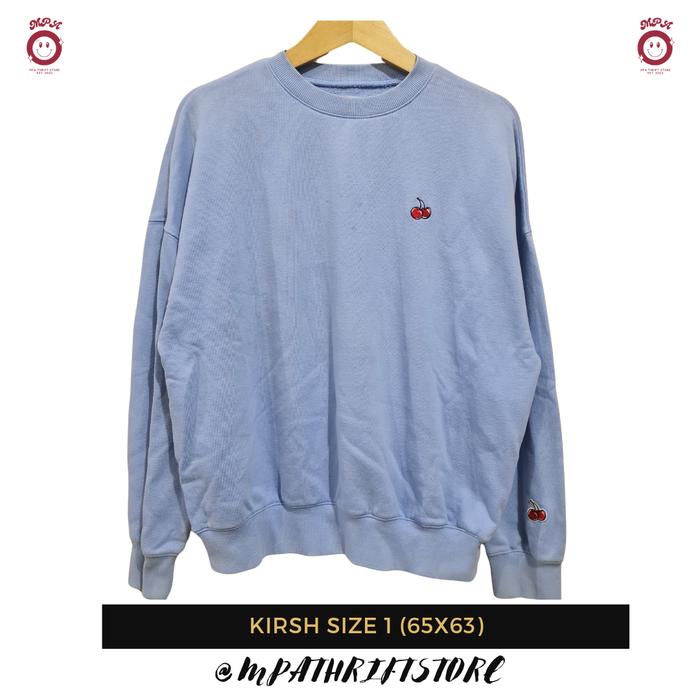 Crewneck Kirsh Size 1 Sky Blue Second Branded