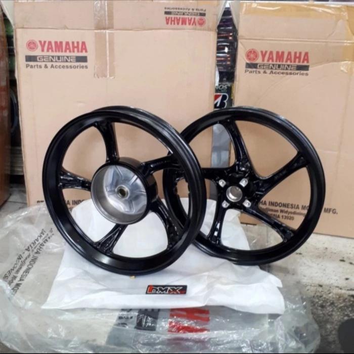 VELG PELEK DEPAN BELAKANG MIO SOUL XEON KARBU PART ORI YAMAHA