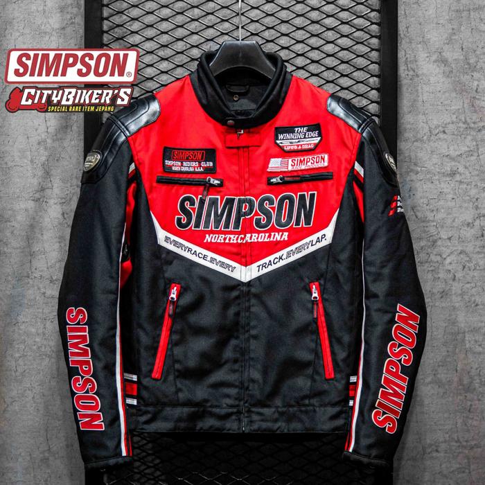 Simpson jacket second japan Black Red / LL