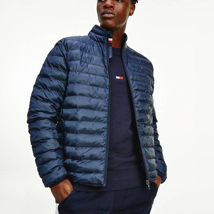 JACKET MEN'S TOMMY HILFIGER BULU ANGSA NAVY ORIGINAL %