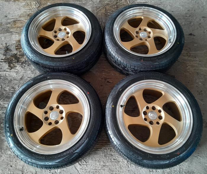 Velg Mobil Second CCW Ring 17 Pcd 4x100/4x114,3 + Ban BAN 205 50 R17