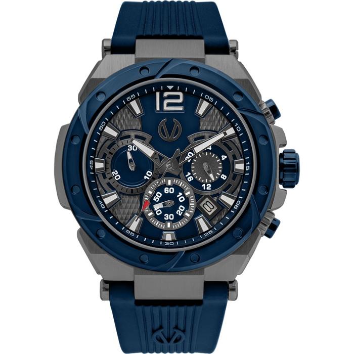 Jam Tangan Pria Christ Verra CV 53604G-3C GUN/BLU-Biru
