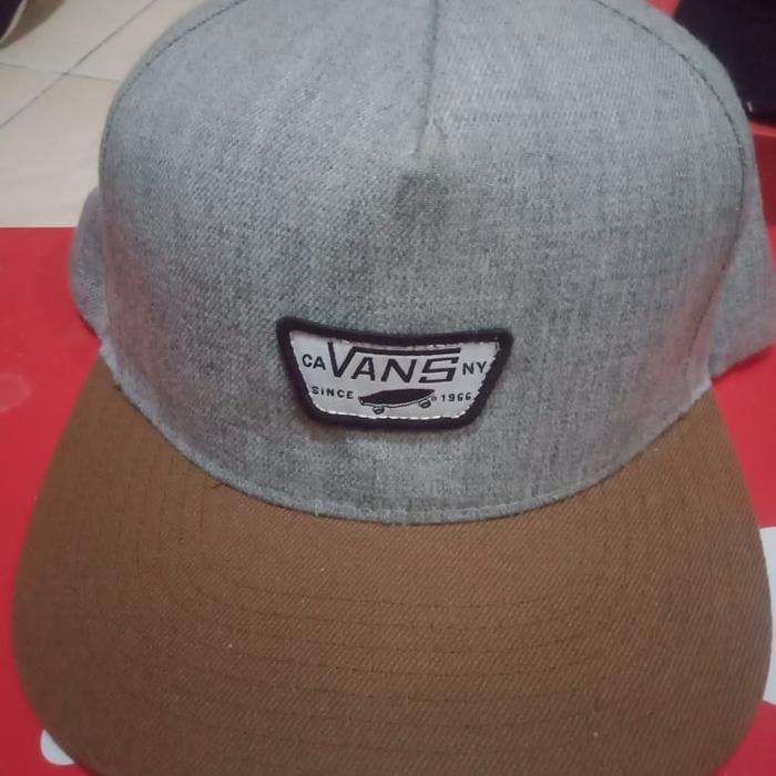 Topi Snapback VANS Grey Second Branded Original