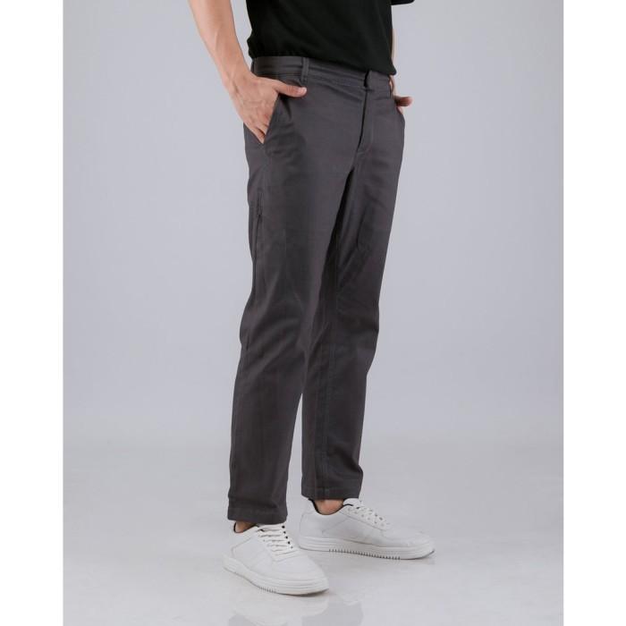 Celana Chino Panjang Abu Gelap Livehaf Tib Chino Long Pants Bagus
