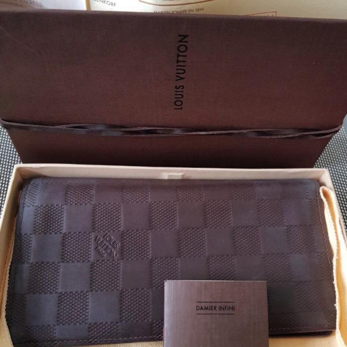 LV Brazza Damier Infini Wallet Original