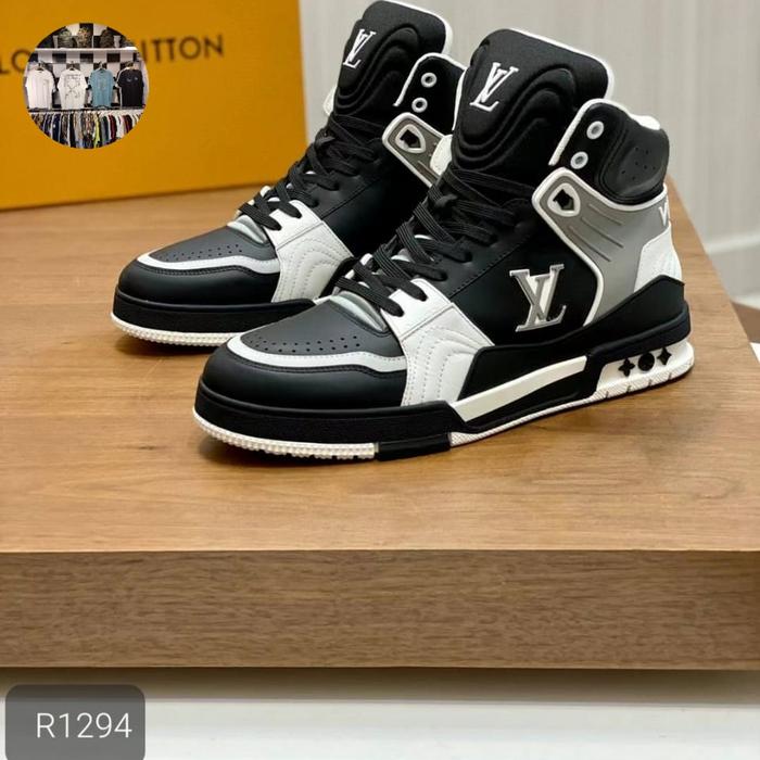 sepatu boots sport snekaers hitam fashion pria import tk r1294
